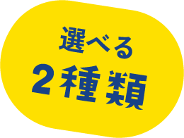 選べる2種類