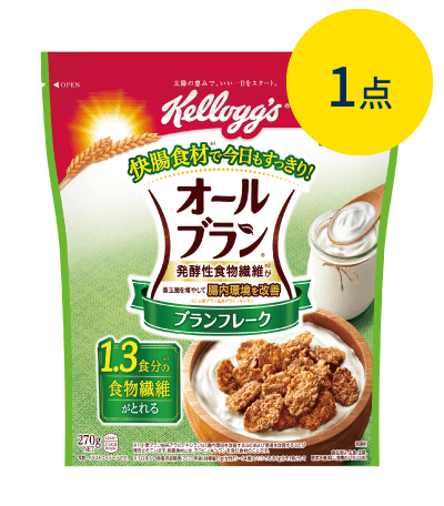 製品パッケージ：オールブラン ブランフレーク（270g）