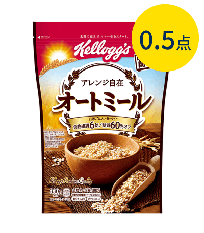 製品パッケージ：オートミール（330g）
