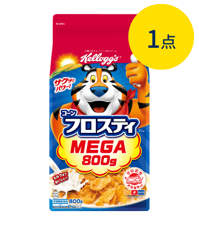 製品パッケージ：コーンフロスティ (800g)